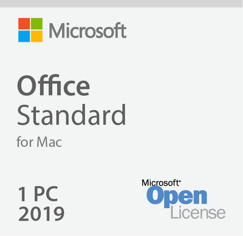 Microsoft Office 2019 For Mac Standard - Open License | Microsoft