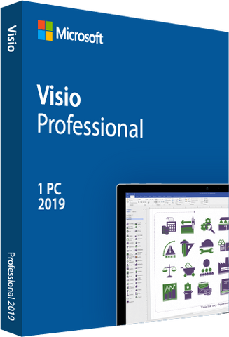 Microsoft Visio Professional 2019 Retail Box