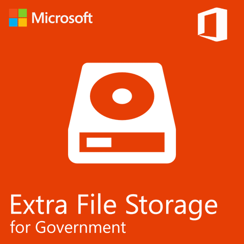 Microsoft Office 365 Extra File Storage Government Monthly | Microsoft