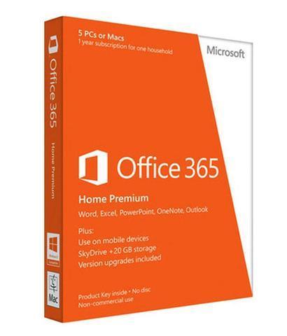 Microsoft Office 365 Home Premium, Product Key Card | Microsoft