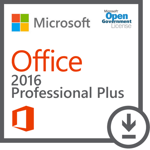 Microsoft Office Professional Plus 2016 - Open Government | Microsoft