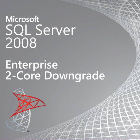 Microsoft SQL Server 2008 Enterprise 2 Core Downgrade [810-07364] | Microsoft