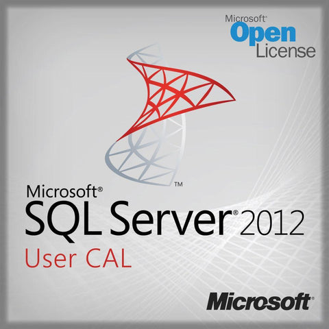 Microsoft SQL Server 2012 - PC - 1 user CAL