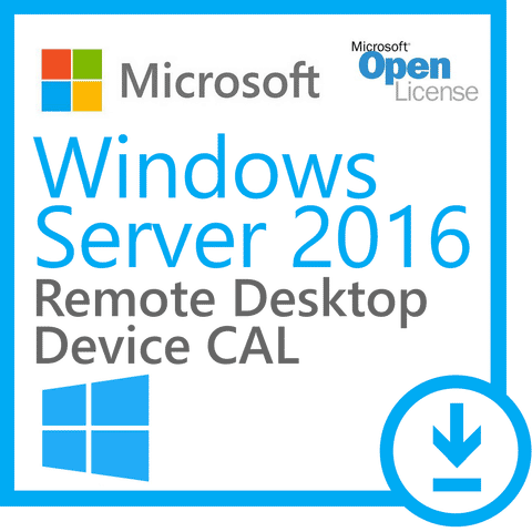 Microsoft Windows Server 2016 Remote Desktop Device CAL License - 5+ Volume Discount