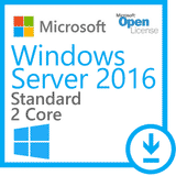 Microsoft Windows Server Standard 2016 2 Core Open License
