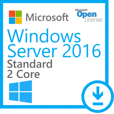 Microsoft Windows Server 2016 Standard Core Open Academic - 2 Cores | Microsoft
