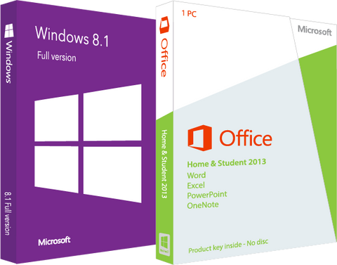 Microsoft Windows 8.1 with Home and Student 2013 - License