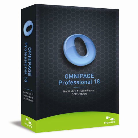 Nuance Omnipage 18 Professional, Retail Box - TechSupplyShop.com