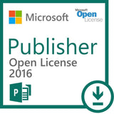 Microsoft Publisher 2016 Open License | Microsoft