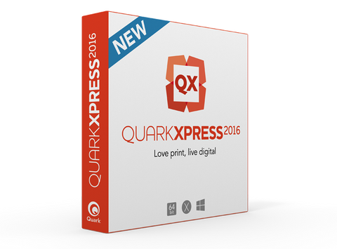Quark Software Inc Quarkxpress 2016 Upgrade V10 and Below