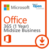 Microsoft Office 365 Midsize Business License - Monthly