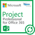 (Renewal) Microsoft Office Project Professional for Office 365