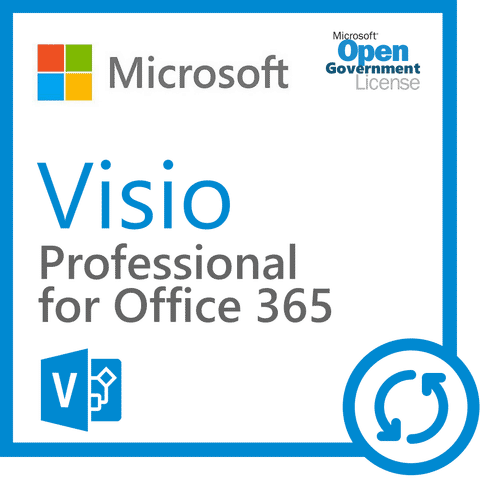 (Renewal) Microsoft Visio Professional for Office 365 - Open Gov