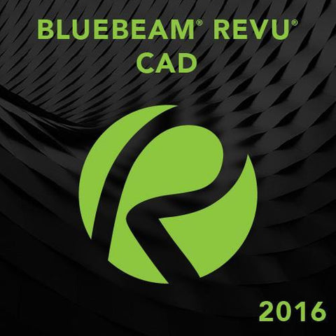 Bluebeam Revu CAD 2016.5 - 1 seat (Tier 1-4 seats)