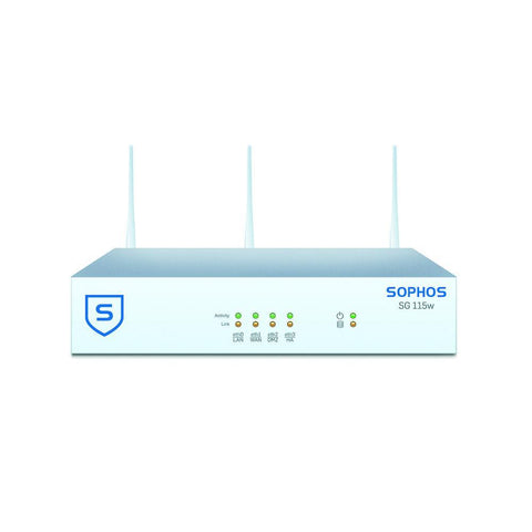 Sophos UTM SG 115w Wireless Appliance TotalProtect Bundle with 4 GE ports, FullGuard License, Premium 24x7 Support - 2 Year | Sophos