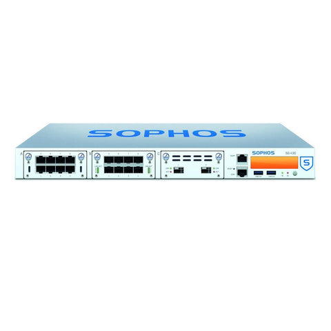 Sophos UTM SG 430 Security Appliance StandardProtect Bundle with 8 GE ports, FullGuard License, Standard 8x5 Support - 1 Year - TechSupplyShop.com - 1