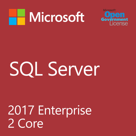 Microsoft SQL Server 2017 Enterprise 2 Core - Open Gov | Microsoft