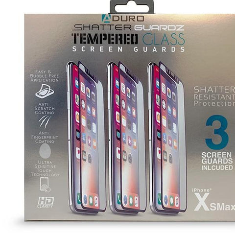 Shatterguardz Tempered Glass Screen Protectors For Iphone (3 5 Or 10-Pack) 3 Pack Iphone 6/7/8 Plus | Aduro