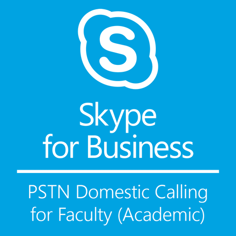 Skype for Business PSTN Domestic Calling for Faculty Academic