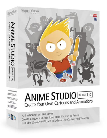 Smith Micro Anime Studio Debut 10 - TechSupplyShop.com