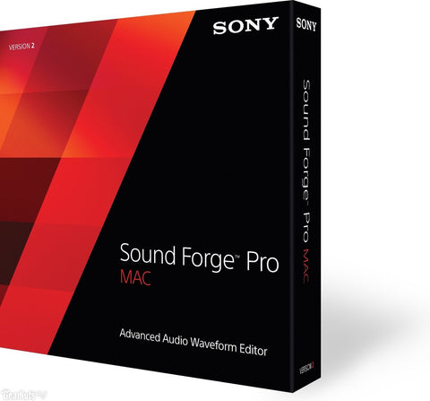 Sony Sound Forge Pro Mac 2 - TechSupplyShop.com