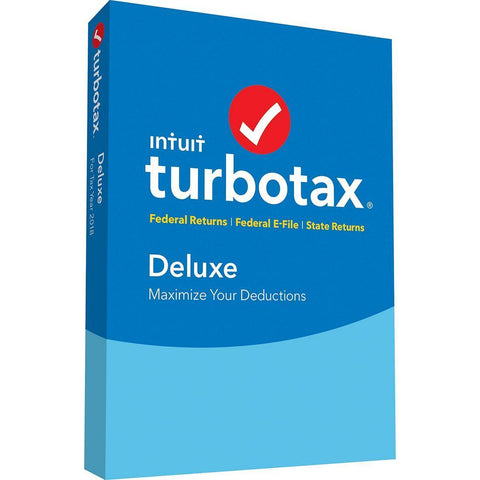 Turbotax Deluxe Federal E-file State 2018 Mac/windows | Turbotax