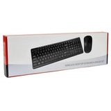 2.4GHz Wireless Multimedia Keyboard & Optical Mouse Combo w/Nano USB Receiver (Black) | TSS