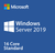 Microsoft Windows Server 2019 Standard OEI DVD - 16 Core
