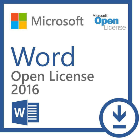 Microsoft Word 2016 for PC - Open License - TechSupplyShop.com - 1