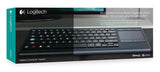 Logitech K830 Illuminated Living-Room Wireless Touchpad Keyboard