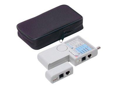 StarTech.com Professional Multi Function RJ45 RJ11 USB and BNC Cable Tester - Network tester - TechSupplyShop.com