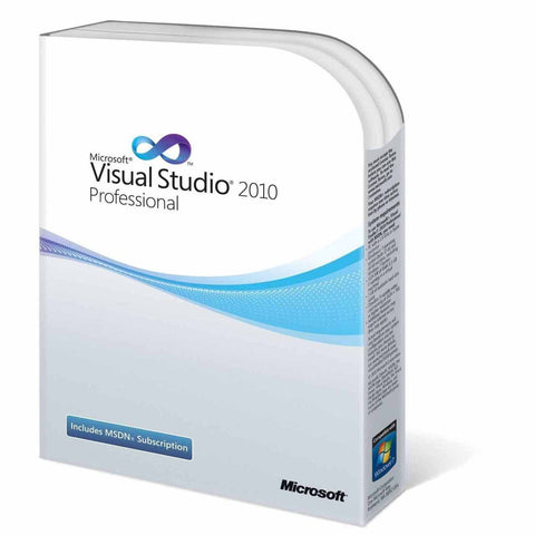 Microsoft Visual Studio Professional 2010 Retail Box w/MSDN Essentials - TechSupplyShop.com