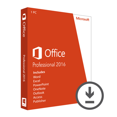 Microsoft Office Professional 2016 Download License | Microsoft