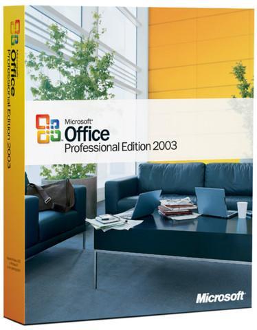 Microsoft Office Professional Edition 2003 with SP1 License and Media - TechSupplyShop.com