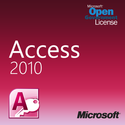 Microsoft Access 2010 Open License Gov 077-06146 | Microsoft