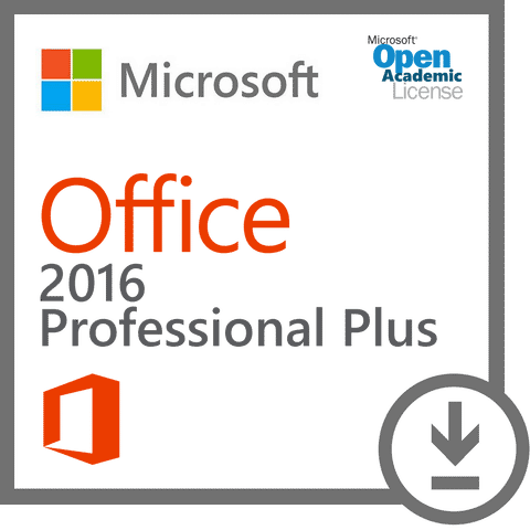 Microsoft Office Professional Plus 2016 - Open Academic | Microsoft