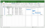 Robust Gantt Chart Features in Microsoft Project 2019.