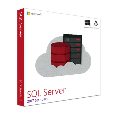 Microsoft SQL Server 2017 Standard + 10 User CAL Instant License | Microsoft