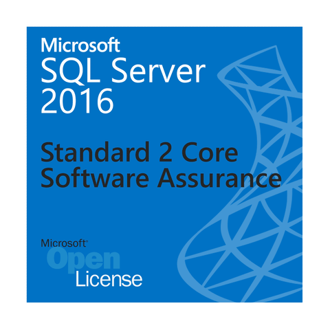 Microsoft SQL Server 2016 Standard - 2 Core - olp Software Assurance - TechSupplyShop.com