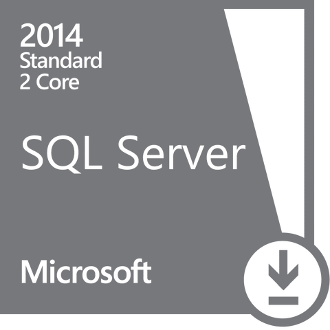 Microsoft SQL Server Standard 2014 2 Core License | Microsoft