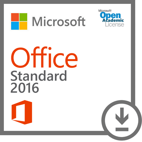 Microsoft Office Standard 2016 - Open Academic License | Microsoft