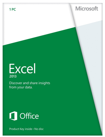 Microsoft Excel 2013 with Media - Retail Box - TechSupplyShop.com - 1