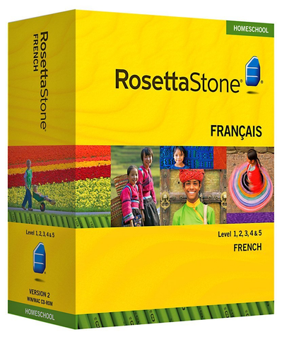 Rosetta Stone Homeschool French Level 1-5 Set - TechSupplyShop.com