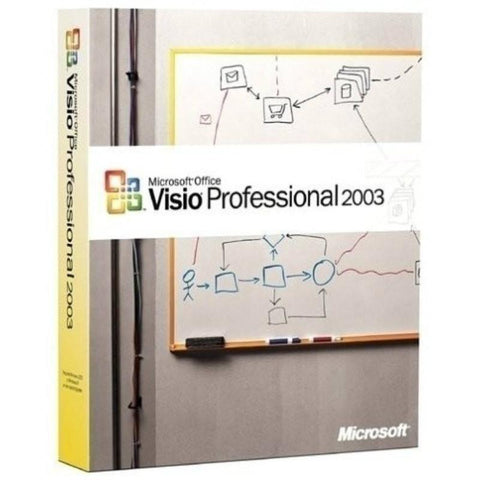 Microsoft Office Visio 2003 Professional Retail Box - TechSupplyShop.com