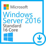 Windows Server 2016 Standard OEI - 16 Core Instant License | Microsoft