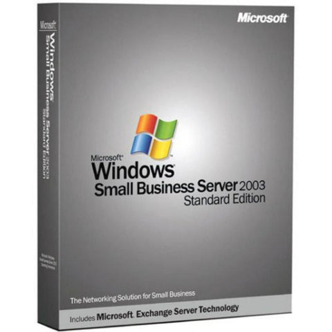 Microsoft Windows Small Business Server 2003 Standard 5-Cal Retail Box - TechSupplyShop.com