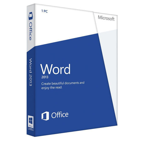 Microsoft Word 2013 Medialess Retail Box - TechSupplyShop.com